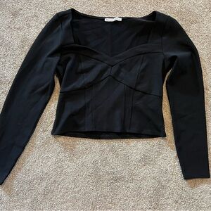 Elegant Black Women's Top